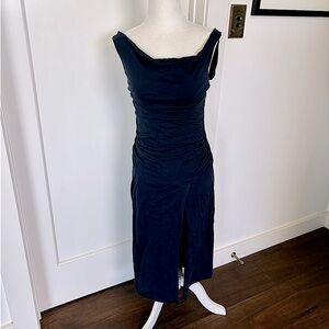 Velvet by Graham & Spencer Midi Cotton Dress Sz M #0654